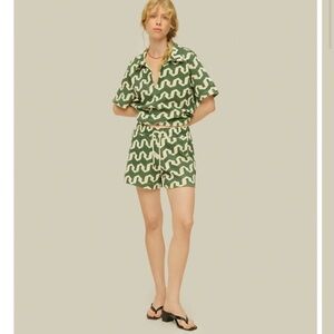 OAS 2 Piece Matching Set Atlas Jaffa Net Shirt Atlas Drizzle Net Shorts Resort